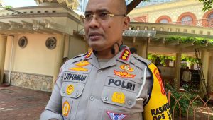 Dirlantas Polda Metro Jaya Kombes Latif Usman kepada media di Polda Metro Jaya, Jakarta Selatan, Jumat, 27/12/2024 | Ari Kurniansyah/Forum Keadilan
