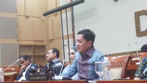 Wakil Ketua Umum Partai Gerindra Habiburokhman di Komisi III DPR RI, Jakarta Pusat, Jumat, 27/12/2024 | Muhammad Reza/Forum Keadilan