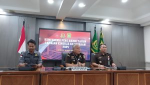 Kapuspenkum Kejagung Harli Siregar dalam Konferensi Pers Capaian Kinerja Kejaksaan RI Tahun 2024 di Gedung Kejagung, Selasa, 31/12/2024. I Syahrul Baihaqi/Forum Keadilan