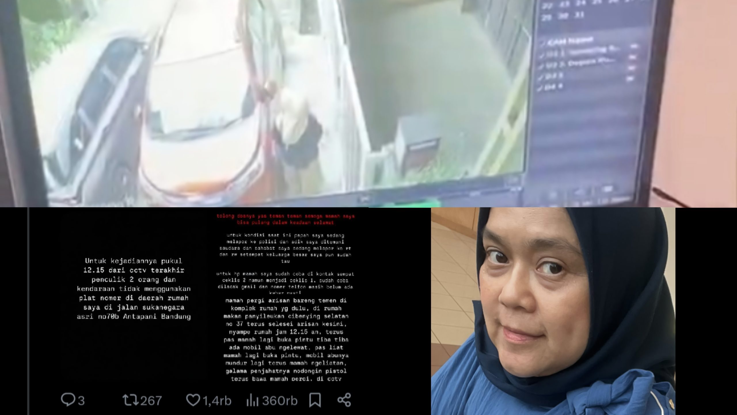 Kronologi Ibu Rumah Tangga diculik Pria Bersenjata di Bandung