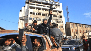 Pasukan oposisi bersenjata di Suriah dalam konflik jatuhnya rezim Bashal Al Assad pada, 8/12/2024. | Dok Aaref Watad/Ist