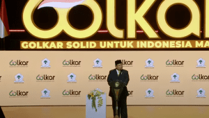 Presiden RI Prabowo Subianto di Sentul International Convention Center (SICC), Bogor, Jawa Barat (Jabar), Kamis, 12/12/2024 malam. | Dok Partai Golkar