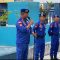 Kasubdit Patroli Airud Polda Metro Jaya Kompol Fredy Yudha Satria saat mempin apel, di Pol Air Polda Metro Jaya, Jakarta Utara, Senin, 27/1/2025 | Ari Kurniansyah/Forum Keadilan