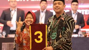 Pasangan Calon (paslon) Gubernur Jawa Timur, Tri Rismaharini dan Zahrul Azhar Asumta (Gus Hans) | Ist