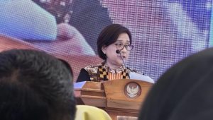 Sekretaris Kementerian PPN/Bappenas, Teni Widuriyanti, di kantor PPN/Bappenas, Jakarta Pusat, Jumat, 17/1/2025 | Novia Suhari/Forum Keadilan