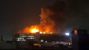 Kebakaran di Glodok Plaza, Tamansari, Jakarta Barat, Rabu, 15/1/2025 malam | Ist