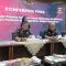 Konferensi pers penetapan tersangka Eks Ketua PN Surabaya di Gedung Kejagung, Selasa, 14/1/2025. | Syahrul Baihaqi/Forum Keadilan