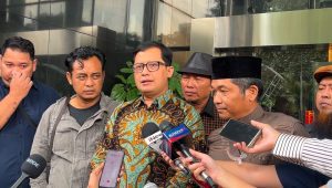 Kelompok Aktivis 98 yang tergabung dalam Nurani'98 menyambangi KPK, Selasa, 7/1/2025| Merinda Faradianti/ Forum Keadilan
