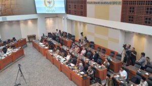 Komisi VIII RDP dengan Dirjen PHU Bahas Komponen Biaya Haji 2025 di Banggar DPR RI, Jakarta Pusat | Muhammad Reza/Forum Keadilan