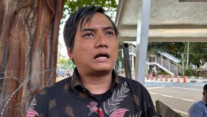 Mantan penyidik KPK Ronald Paul Sinyal di Gedung Merah Putih KPK, Rabu, 8/1/2025| Merinda Faradianti/ Forum Keadilan