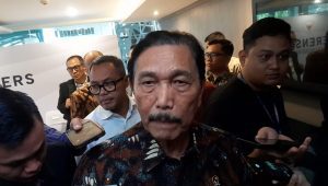 Ketua Dewan Ekonomi Nasional RI, Luhut Binsar Pandjaitan di Kantor DEN RI, Jakarta Pusat, Kamis, 9/1/2025 | Novia Suhari/Forum Keadilan