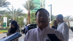 Direktur Utama PNM Arief Mulyadi di kantor PNM, Jakarta Selatan, Jumat, 10/1/2025 | Novia Suhari/Forum Keadilan