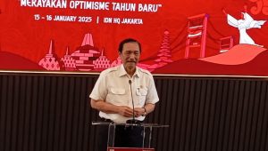 Ketua Dewan Ekonomi Nasional, Luhut Binsar Pandjaitan, di kawasan Jakarta Selatan, Rabu, 15/1/2025 | Novia Suhari/Forum Keadilan