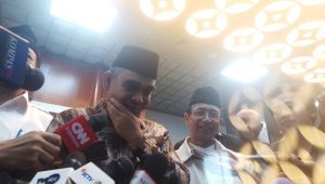 Ketua Majelis Permusyawaratan Rakyat (MPR) Ahmad Muzani di gedung DPR RI, Jakarta Pusat, Rabu, 15/1/2024 | Muhammad Reza/Forum Keadilan