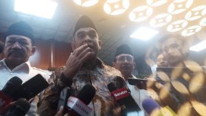 Ketua Majelis Permusyawaratan Rakyat (MPR) Ahmad Muzani di gedung DPR RI, Jakarta Pusat, Rabu, 15/1/2024 | Muhammad Reza/Forum Keadilan