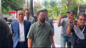 Ketua GAPENSI Kota Semarang Martono di Gedung Merah Putih KPK, Jumat, 17/1/2025| Merinda Faradianti/Forum Keadilan