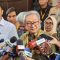Tim Pengacara Sekretaris Jenderal (Sekjen) PDI Perjuangan Hasto Kristiyanto, Maqdir Ismail di Pengadilan Negeri Jakarta Selatan, Selasa, 21/1/2025| Merinda Faradianti/Forum Keadilan