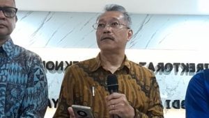 Sekjen Kemendiktisaintek Togar M Simatupang di Kemendiktisaintek, Jakarta Selatan, Selasa, 21/1/2025. I Novia Suhari/Forum Keadilan