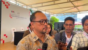 Juru Bicara KPK Tessa Mahardhika Sugiarto di Gedung Juang KPK, Rabu, 22/1/2025| Merinda Faradianti/Forum Keadilan