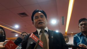 Menteri Koordinator Bidang Hukum, HAM, Imigrasi, dan Permasyarakatan, Yusril Ihza Mahendra, di Kemenko HumHam Imipas, Jakarta Selatan, Jumat, 24/1/2025 | Novia Suhari/Forum Keadilan