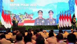 Kapolri Jenderal Listyo Sigit Prabowo dalam Rapat Pimpinan Polri, Jumat, 31/1/2025. I Dok. Humas Polri