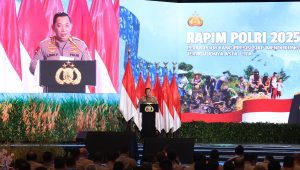 Kapolri Jenderal Listyo Sigit Prabowo dalam Rapat Pimpinan Polri, Jumat, 31/1/2025. I Dok. Humas Polri