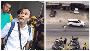 Aksi Heroik anggota kepolisian Subdit Jatanras Ditreskrimum Polda Lampung Bripka Agus Simanjuntak Gagalkan Komplotan Pencuri Bermotor di Bandar Lampung | Ist