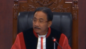 Ketua Mahkamah Konstitusi (MK) Suhartoyo, dalam sidang di Gedung MK, Kamis, 2/1/2025 | YouTube Mahkamah Konstitusi RI
