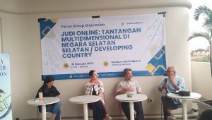 Diskusi Indonesia South-South (ISS) Foundation, di Medium Social Space, Jakarta Selatan, Sabtu, 22/2/2025 | Muhammad Reza/Forum Keadilan