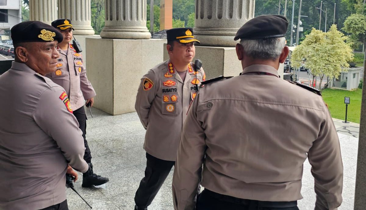 Polisi Terjunkan 1.172 Personel Amankan Sidang Pleno PHPU 2024 di MK
