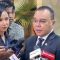Wakil Ketua DPR RI, Ahmad Sufmi Dasco, di Gedung DPR RI, Jakarta Pusat, Selasa, 4/2/2024 | Muhammad Reza/Forum Keadilan