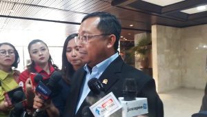 Anggota Komisi VI DPR Herman Khaeron di Gedung DPR RI, Jakarta Pusat, Selasa, 4/2/2025. I Muhammad Reza/Forum Keadilan