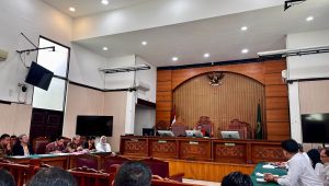 Suasana sidang gugatan praperadilan Sekjen PDI Perjuangan Hasto Kristiyanto di Pengadilan Negeri (PN) Jakarta Selatan pada, Rabu, 5/2/2025 | Merinda Faradianti/Forum Keadilan