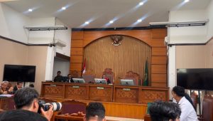 Suasana sidang gugatan praperadilan Sekjen PDI Perjuangan Hasto Kristiyanto di Pengadilan Negeri (PN) Jakarta Selatan pada, Rabu, 5/2/2025 | Merinda Faradianti/Forum Keadilan