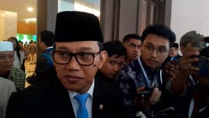 Menteri Pelindungan Pekerja Migran Indonesia (P2MI) Abdul Kadir Karding, dalam acara Harlah PBNU, di kawasan Jakarta Selatan, Rabu, 5/2/2025 | Novia Suhari/Forum Keadilan
