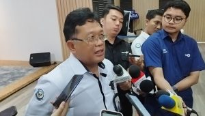 Direktur Pendayagunaan Pesisir dan Pulau-Pulau Kecil KKP, Muhammad Yusuf, di Kantor KKP, Jakarta Pusat, Kamis, 6/2/2025 | Novia Suhari/Forum Keadilan
