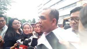 Sekjen Partai Gerindra Ahmad Muzani memberikan keterangan di Gedung DPR RI, Jakarta Pusat, Kamis, 6/2/2025. I Muhammad Reza/Forum Keadilan