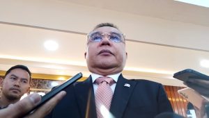 Wakil Ketua DPR RI, Ahmad Sufmi Dasco, di Gedung DPR RI, Jakarta Pusat, Jumat, 7/2/2025 | Muhammad Reza/Forum Keadilan