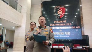 Karopenmas Divisi Humas Polri Brigjen Trunoyudo Wisnu Andiko memberikan keterabgab di Mabes Polri, Jumat, 7/2/2025. I Syahrul Baihaqi/Forum Keadilan