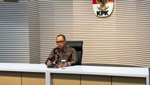 Juru Bicara KPK Tessa Mahardhika Sugiarto di Gedung Merah Putih KPK| Merinda Faradianti/Forum Keadilan