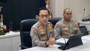 Kabid Humas Polda Metro Jaya, Kombes Pol Ade Ary Syam Indradi, Saat memberikan keteranga kepada Media di Polda metro Jaya, Senin 10/2/2025 | Ari Kurniansyah/Forum Keadilan