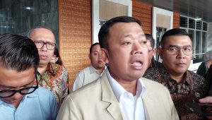 Menteri Agraria dan Tata Ruang (ATR)/Kepala Badan Pertanahan Nasional (BPN) Nusron Wahid di Gedung DPR RI, Jakarta Pusat, Rabu, 12/2/2025. | Muhammad Reza/ Forum Keadilan