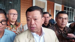 Menteri Agraria dan Tata Ruang (ATR)/Kepala Badan Pertanahan Nasional (BPN) Nusron Wahid di Gedung DPR RI, Jakarta Pusat, Rabu, 12/2/2025. | Muhammad Reza/ Forum Keadilan