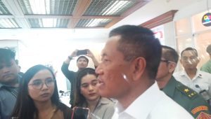 Wakil Menteri Pertahanan Donny Ermawan Taufanto di Gedung DPR RI, Jakarta Pusat, Kamis, 13/2/2025 | Muhammad Reza/Forum Keadilan
