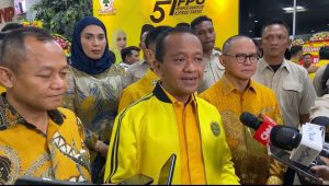 Ketua Umum Partai Golkar, Bahlil Lahadalia di Gedung DPR RI, Jakarta Pusat, Kamis, 13/2/2025 | Muhammad Reza/Forum Keadilan