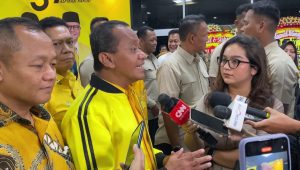 Ketua Umum Partai Golkar, Bahlil Lahadalia di Gedung DPR RI, Jakarta Pusat, Kamis, 13/2/2025 | Muhammad Reza/Forum Keadilan