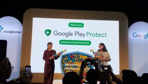 Menteri Komunikasi dan Digital (Komdigi), Meutya Hafid, dalam diskusi peringatan Hari Berinternet 2025 di Kemkomdigi, Jakarta, Selasa, 18/2/2025. | Novia Suhari/ Forum Keadilan