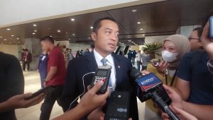 Menteri Sekretaris Negara (Mensesneg) Prasetyo Hadi di Gedung DPR RI, Jakarta Pusat, Selasa, 18/2/2025 | Muhammad Reza/Forum Keadilan