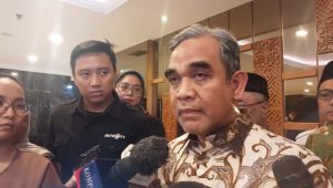 Sekjen Partai Gerindra Ahmad Muzani di Gedung DPR RI, Jakarta Pusat, Rabu, 19/2/2025 | Muhammad Reza/Forum Keadilan