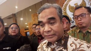 Sekjen Partai Gerindra Ahmad Muzani di Gedung DPR RI, Jakarta Pusat, Rabu, 19/2/2025 | Muhammad Reza/Forum Keadilan